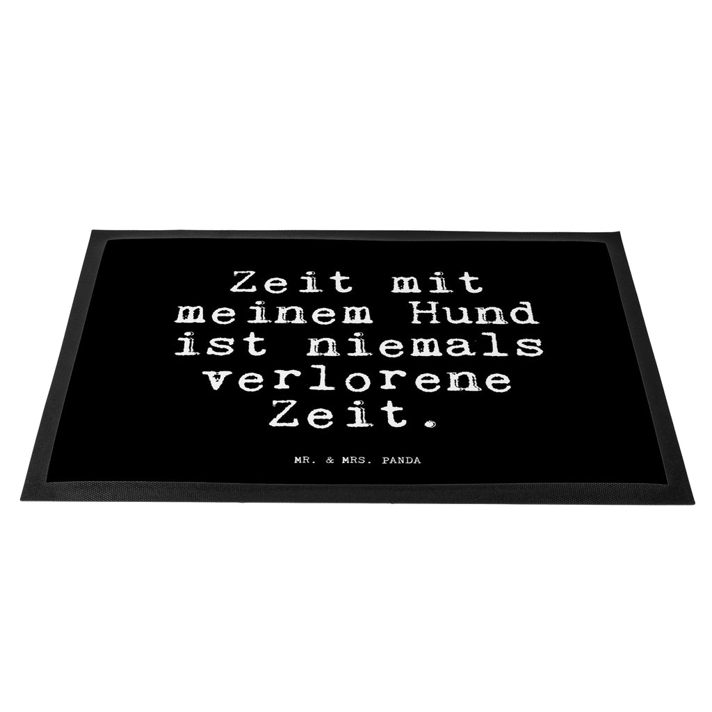 Fußmatte Fun Talk Zeit mit meinem Hund ist niemals verlorene Zeit. Türvorleger, Schmutzmatte, Fußabtreter, Matte, Schmutzfänger, Fußabstreifer, Schmutzfangmatte, Türmatte, Motivfußmatte, Haustürmatte, Vorleger, Spruch, Sprüche, lustig, Weisheiten, Zitate, Glizer Spruch Sprüche Weisheiten Zitate Lustig Weisheit Worte
