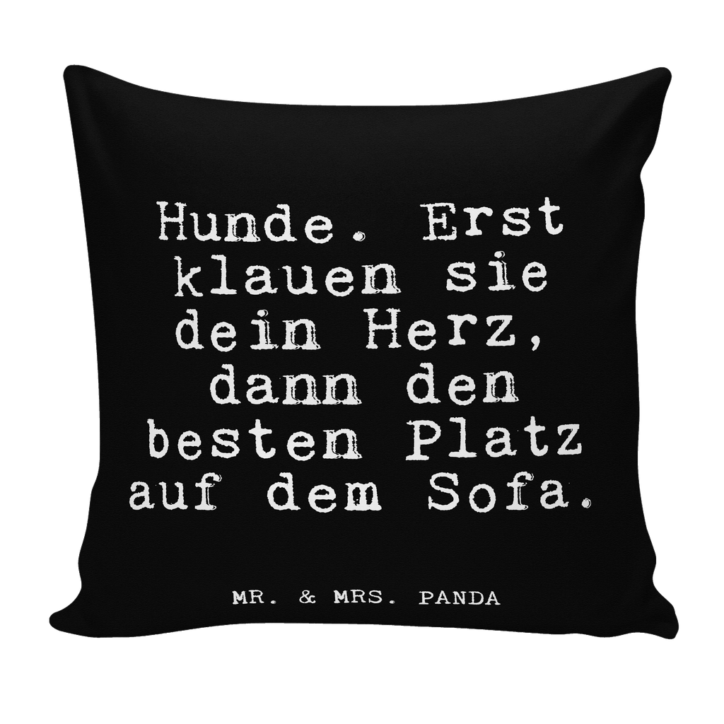 40x40 Kissen Fun Talk Hunde. Erst klauen sie dein Herz, dann den besten Platz auf dem Sofa. Kissenhülle, Kopfkissen, Sofakissen, Dekokissen, Motivkissen, Spruch, Sprüche, lustig, Weisheiten, Zitate, Glizer Spruch Sprüche Weisheiten Zitate Lustig Weisheit Worte