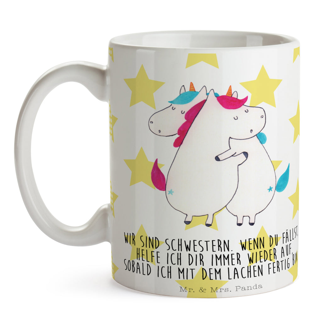 Tasse Einhörner Umarmen Einhorn, Einhörner, Unicorn, Freundinnen, Freundin, BFF, Schwester, Schwestern, Familie, Geschwister, Sister, Liebe  Becher, Kaffeetasse, Kaffeebecher, Tee, Frühstück, Büro  Einhorn, Einhörner, Einhorn Deko, Pegasus, Unicorn