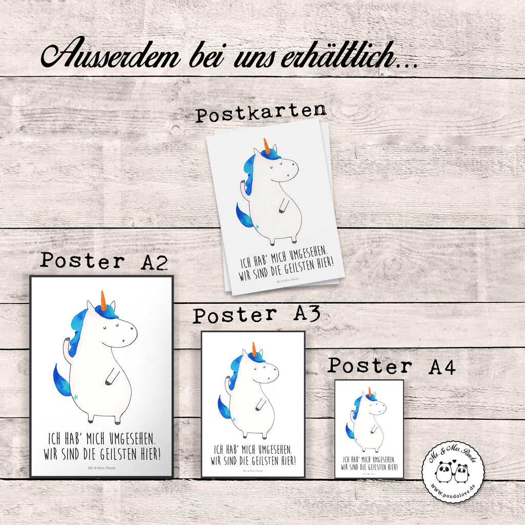 Poster Einhorn Mann Poster, Wandposter, Bild, Wanddeko, Küchenposter, Kinderposter, Wanddeko Bild, Raumdekoration, Wanddekoration, Handgemaltes Poster, Mr. & Mrs. Panda Poster, Designposter, Kunstdruck, Posterdruck, Einhorn, Einhörner, Einhorn Deko, Pegasus, Unicorn, cool, Mann, Freundin, Familie, bester Freund, BFF, Party, hübsch, beste
