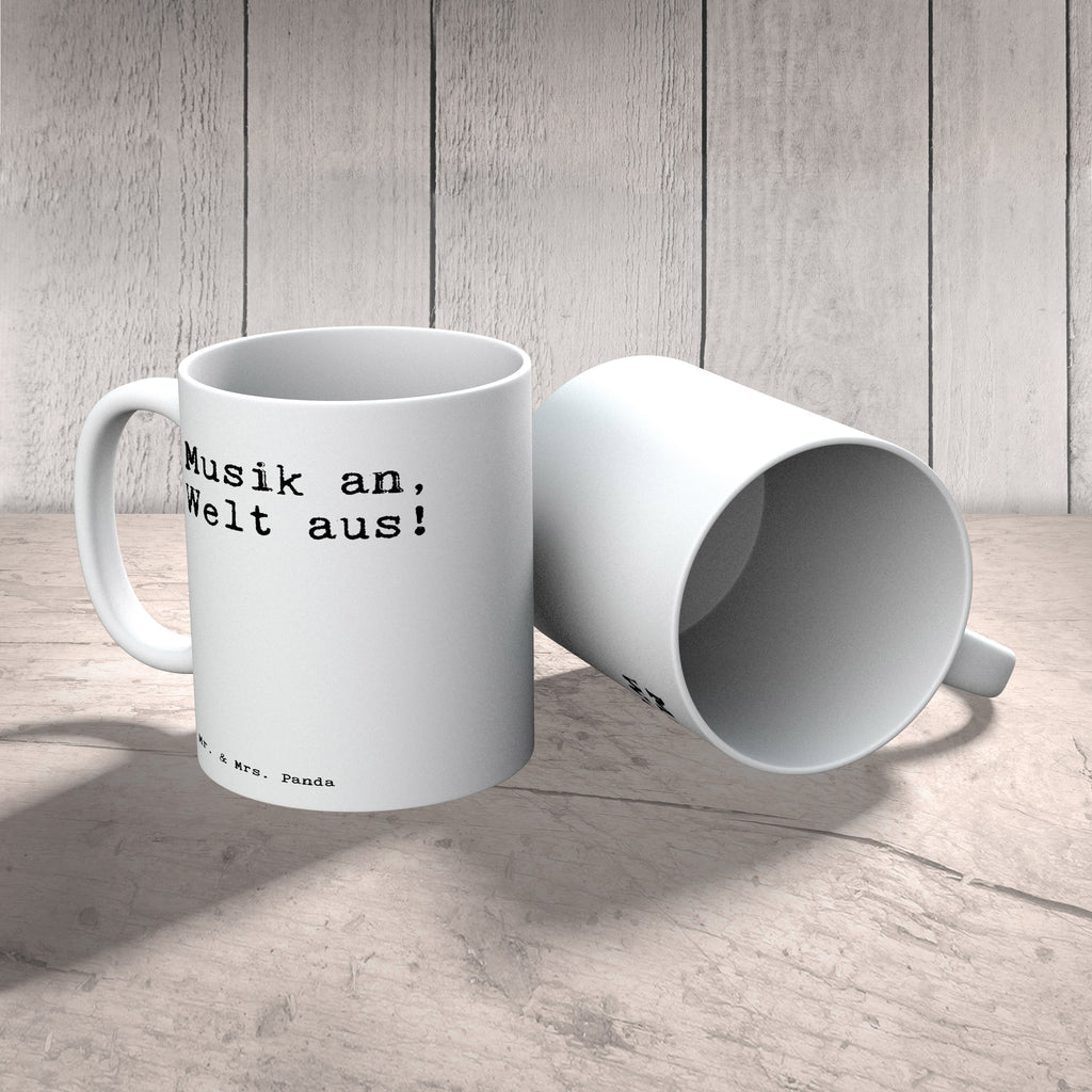 Tasse Sprüche und Zitate Musik an, Welt aus! Spruch Sprüche Weisheiten Zitate Lustig Weisheit Worte Becher, Kaffeetasse, Kaffeebecher, Tee, Frühstück, Büro Musik, Hören, Song, Lied, Spaß, Kopfhörer, Musiker, Spruch, lustig, witzig, Geschenk Spruch, Sprüche, lustig, Weisheiten, Zitate