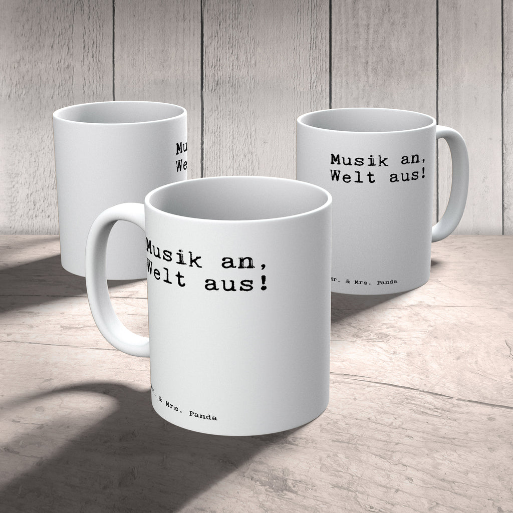 Tasse Sprüche und Zitate Musik an, Welt aus! Spruch Sprüche Weisheiten Zitate Lustig Weisheit Worte Becher, Kaffeetasse, Kaffeebecher, Tee, Frühstück, Büro Musik, Hören, Song, Lied, Spaß, Kopfhörer, Musiker, Spruch, lustig, witzig, Geschenk Spruch, Sprüche, lustig, Weisheiten, Zitate