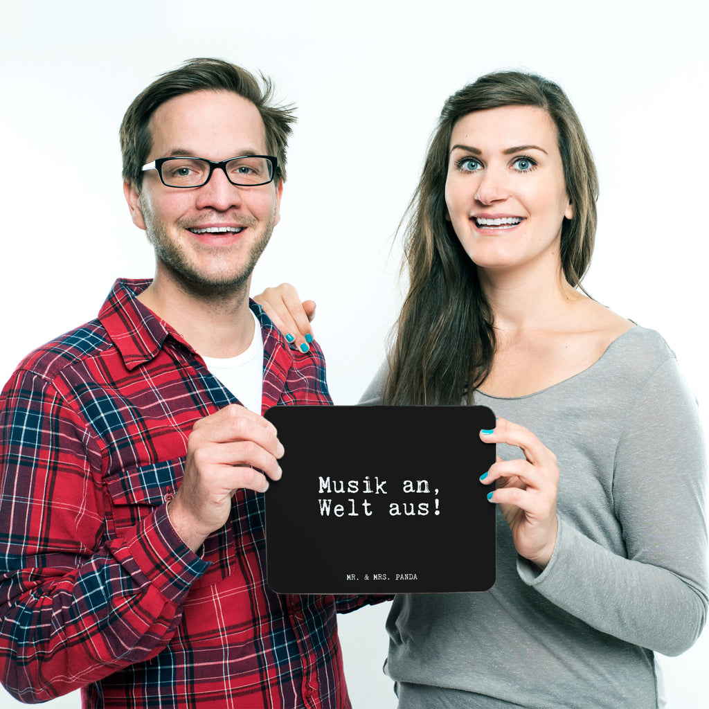 Mauspad Fun Talk Musik an, Welt aus! Mousepad, Computer zubehör, Büroausstattung, PC Zubehör, Arbeitszimmer, Mauspad, Einzigartiges Mauspad, Designer Mauspad, Spruch, Sprüche, lustig, Weisheiten, Zitate, Glizer Spruch Sprüche Weisheiten Zitate Lustig Weisheit Worte