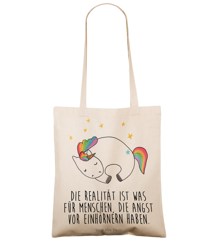 Tragetasche Einhorn Nacht Beuteltasche, Beutel, Einkaufstasche, Jutebeutel, Stoffbeutel, Einhorn, Einhörner, Einhorn Deko, Pegasus, Unicorn, Träume, Traum, unicorn, Realität, Menschen, Geschenk, Ruhe, Freundin