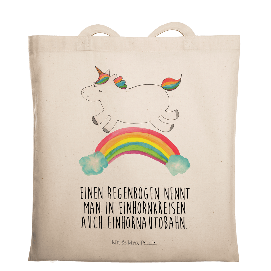 Tragetasche Einhorn Regenbogen Beuteltasche, Beutel, Einkaufstasche, Jutebeutel, Stoffbeutel, Einhorn, Einhörner, Einhorn Deko, Pegasus, Unicorn, Regenbogen, Glitzer, Einhornpower, Erwachsenwerden, Einhornautobahn