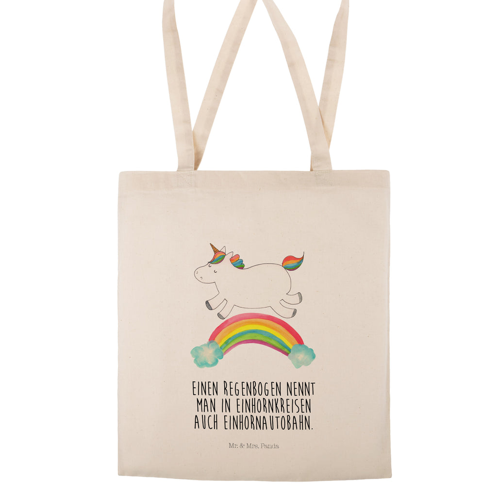 Tragetasche Einhorn Regenbogen Beuteltasche, Beutel, Einkaufstasche, Jutebeutel, Stoffbeutel, Einhorn, Einhörner, Einhorn Deko, Pegasus, Unicorn, Regenbogen, Glitzer, Einhornpower, Erwachsenwerden, Einhornautobahn
