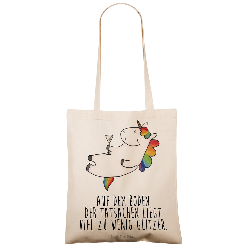 Tragetasche Einhorn Cocktail Beuteltasche, Beutel, Einkaufstasche, Jutebeutel, Stoffbeutel, Einhorn, Einhörner, Einhorn Deko, Pegasus, Unicorn, Party, Spaß, Feiern, Caipirinha, Rum, Cuba Libre, Sekt, Freundin, Geburtstag, lustig, witzig, Spruch, Glitzer