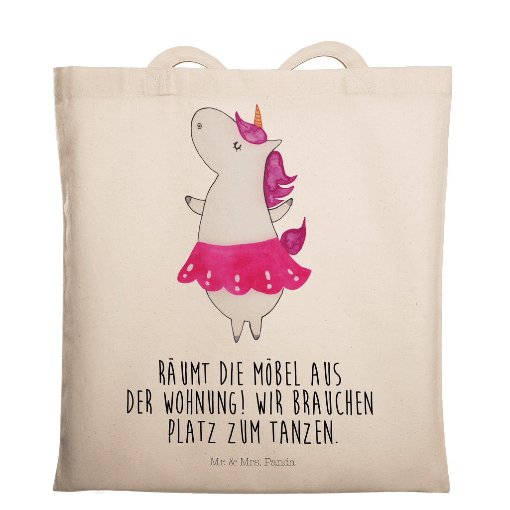 Tragetasche Einhorn Ballerina Beuteltasche, Beutel, Einkaufstasche, Jutebeutel, Stoffbeutel, Einhorn, Einhörner, Einhorn Deko, Pegasus, Unicorn, Tanzen, Ballerina, Party, Wohnung, Spaß, Feiern, Geburtstag, Tänzerin, Lebenslust, Lebensfreude