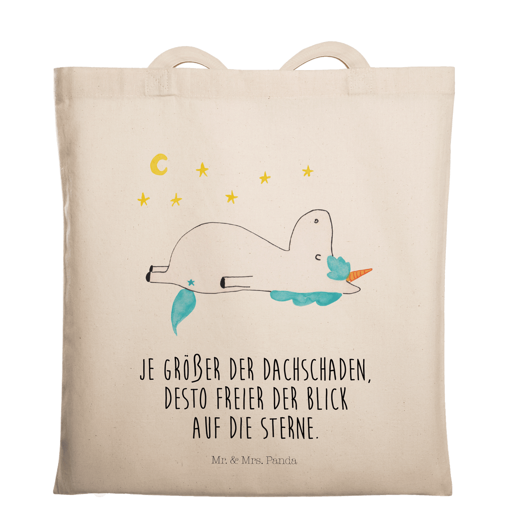 Tragetasche Einhorn Sternenhimmel Beuteltasche, Beutel, Einkaufstasche, Jutebeutel, Stoffbeutel, Einhorn, Einhörner, Einhorn Deko, Pegasus, Unicorn, Sterne, Dachschaden, Verrückt, Sternenhimmel
