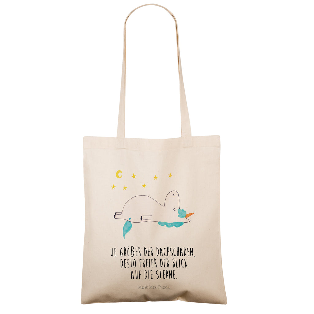Tragetasche Einhorn Sternenhimmel Beuteltasche, Beutel, Einkaufstasche, Jutebeutel, Stoffbeutel, Einhorn, Einhörner, Einhorn Deko, Pegasus, Unicorn, Sterne, Dachschaden, Verrückt, Sternenhimmel