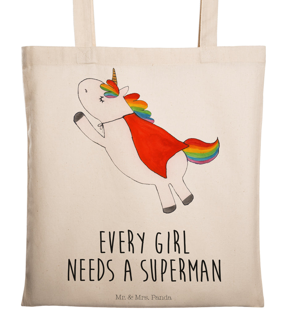 Tragetasche Einhorn Super Beuteltasche, Beutel, Einkaufstasche, Jutebeutel, Stoffbeutel, Einhorn, Einhörner, Einhorn Deko, Pegasus, Unicorn, Traummann, Superheld, Held, Freundin, Geschenk, Girl, Mädchen