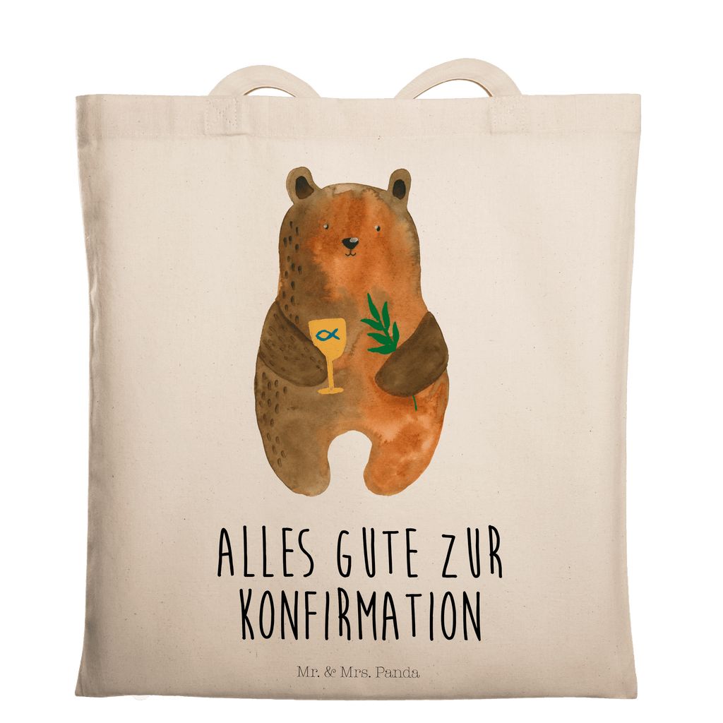 Tragetasche Konfirmation-Bär Beuteltasche, Beutel, Einkaufstasche, Jutebeutel, Stoffbeutel, Bär, Teddy, Teddybär, Konfirmation, Kirche, evangelisch, Gottesdienst
