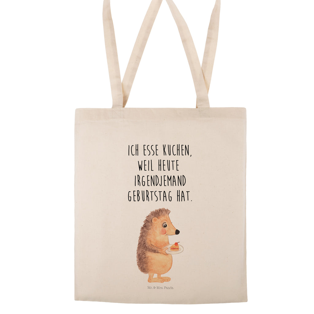 Tragetasche Igel mit Kuchenstück Beuteltasche, Beutel, Einkaufstasche, Jutebeutel, Stoffbeutel, Tiermotive, Gute Laune, lustige Sprüche, Tiere, Igel, Essen Spruch, Kuchen, Backen Geschenk, Kuchen backen, Einladung Party, Geburtstagskuchen, Torte