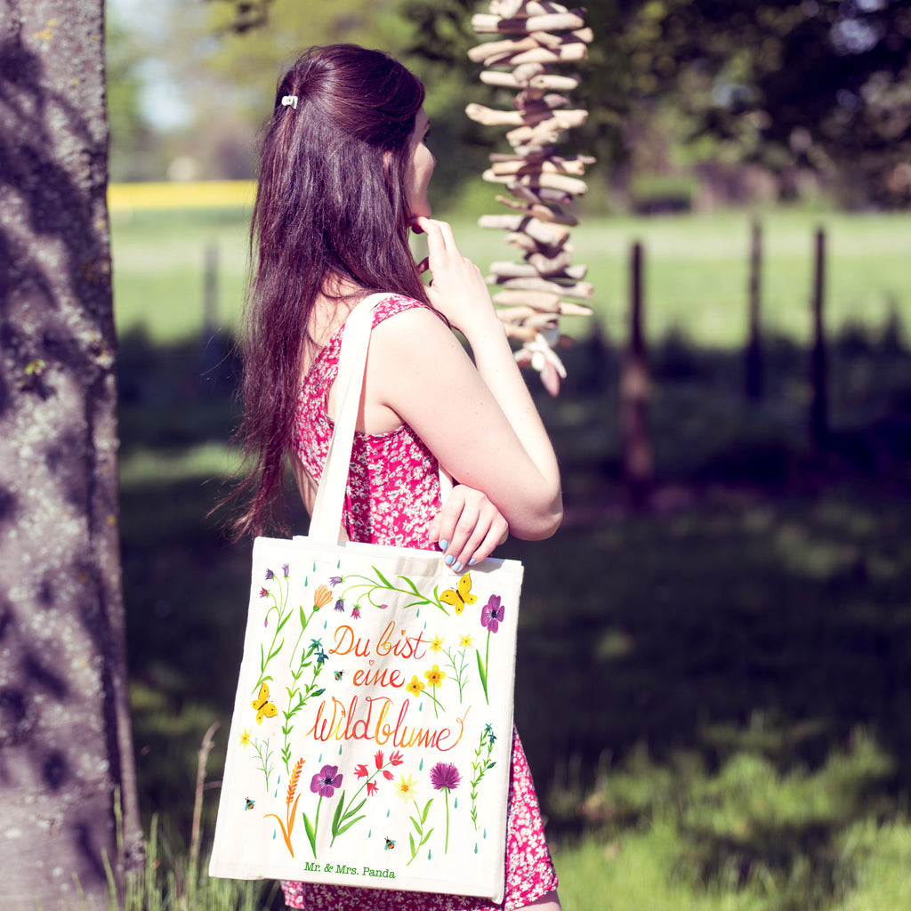 Tragetasche Du bist eine Wildblume Beuteltasche, Beutel, Einkaufstasche, Jutebeutel, Stoffbeutel, Blumen Deko, Frühlings Deko, Sommer Deko, Dekoration, positive Botschaft, Naturliebhaber, Outdoor, Natur, Abenteuer, Wildblume, wild, Geschenk Frauen, Geschenk Freundin, Kompliment, Blumen Motiv, Jahrestag, Natur Motiv, Hochzeitstag