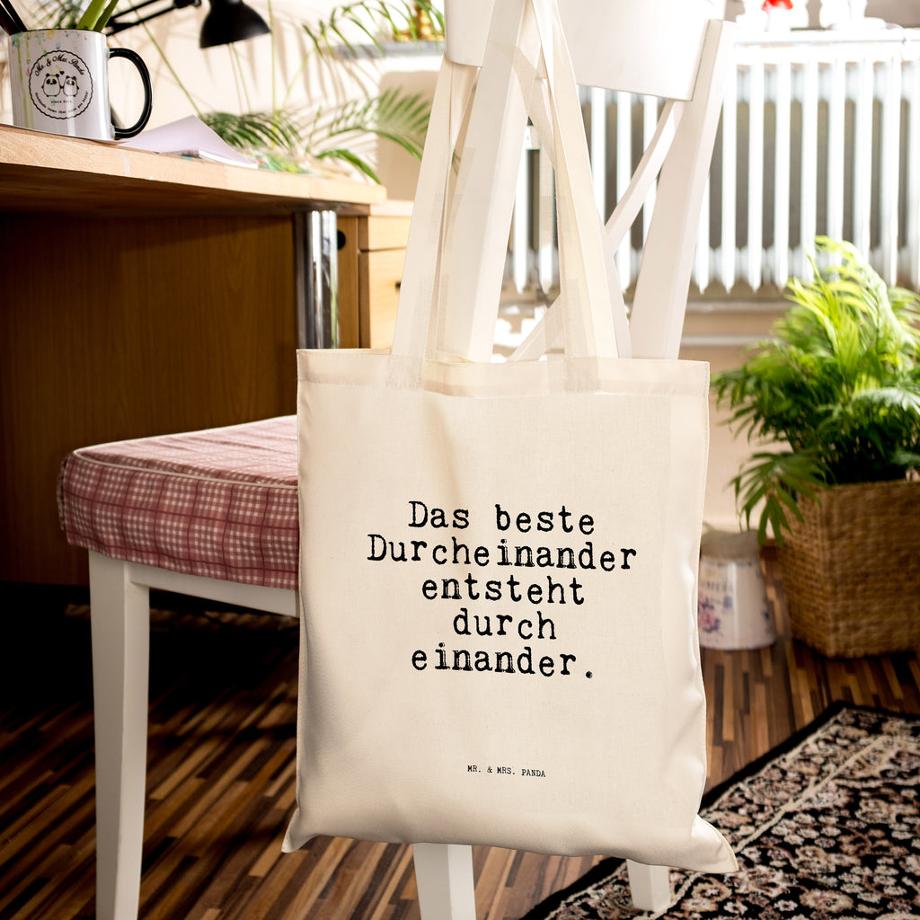 Tragetasche Sprüche und Zitate Das beste Durcheinander entsteht durch einander. Beuteltasche, Beutel, Einkaufstasche, Jutebeutel, Stoffbeutel, Spruch, Sprüche, lustig, Weisheiten, Zitate, Spruch Sprüche Weisheiten Zitate Lustig Weisheit Worte