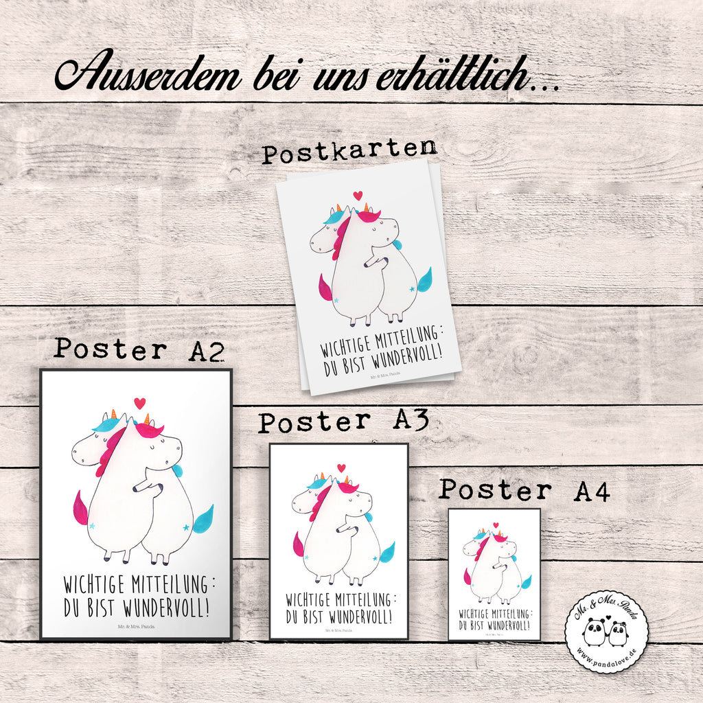 Poster Einhorn Mitteilung Poster, Wandposter, Bild, Wanddeko, Küchenposter, Kinderposter, Wanddeko Bild, Raumdekoration, Wanddekoration, Handgemaltes Poster, Mr. & Mrs. Panda Poster, Designposter, Kunstdruck, Posterdruck, Einhorn, Einhörner, Einhorn Deko, Pegasus, Unicorn, Valentinstag, Valentine, Liebe, Geschenk, Partner, Ehe, lustig, witzig, Spruch
