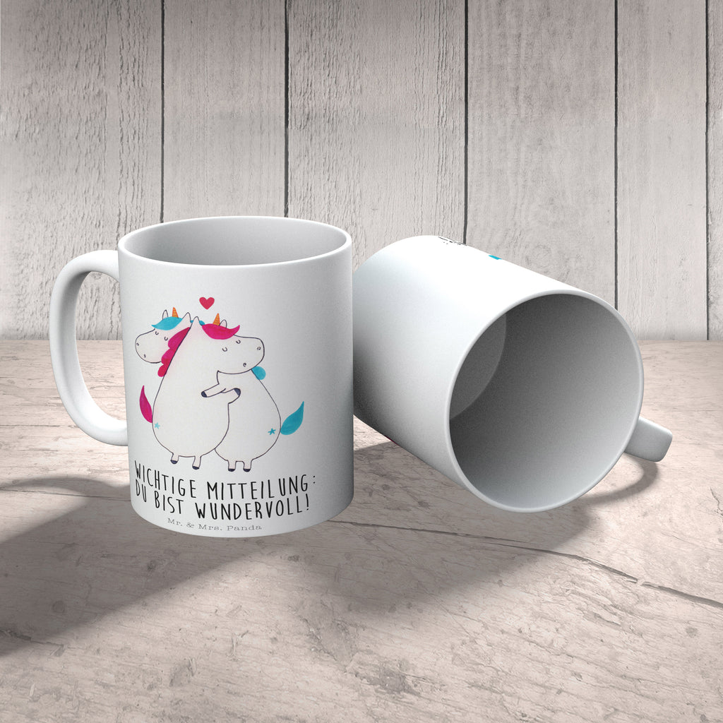 Tasse Einhorn Mitteilung Einhorn, Einhörner, Valentinstag, Valentine, Liebe, Geschenk, Partner, Ehe, lustig, witzig, Spruch  Becher, Kaffeetasse, Kaffeebecher, Tee, Frühstück, Büro  Einhorn, Einhörner, Einhorn Deko, Pegasus, Unicorn