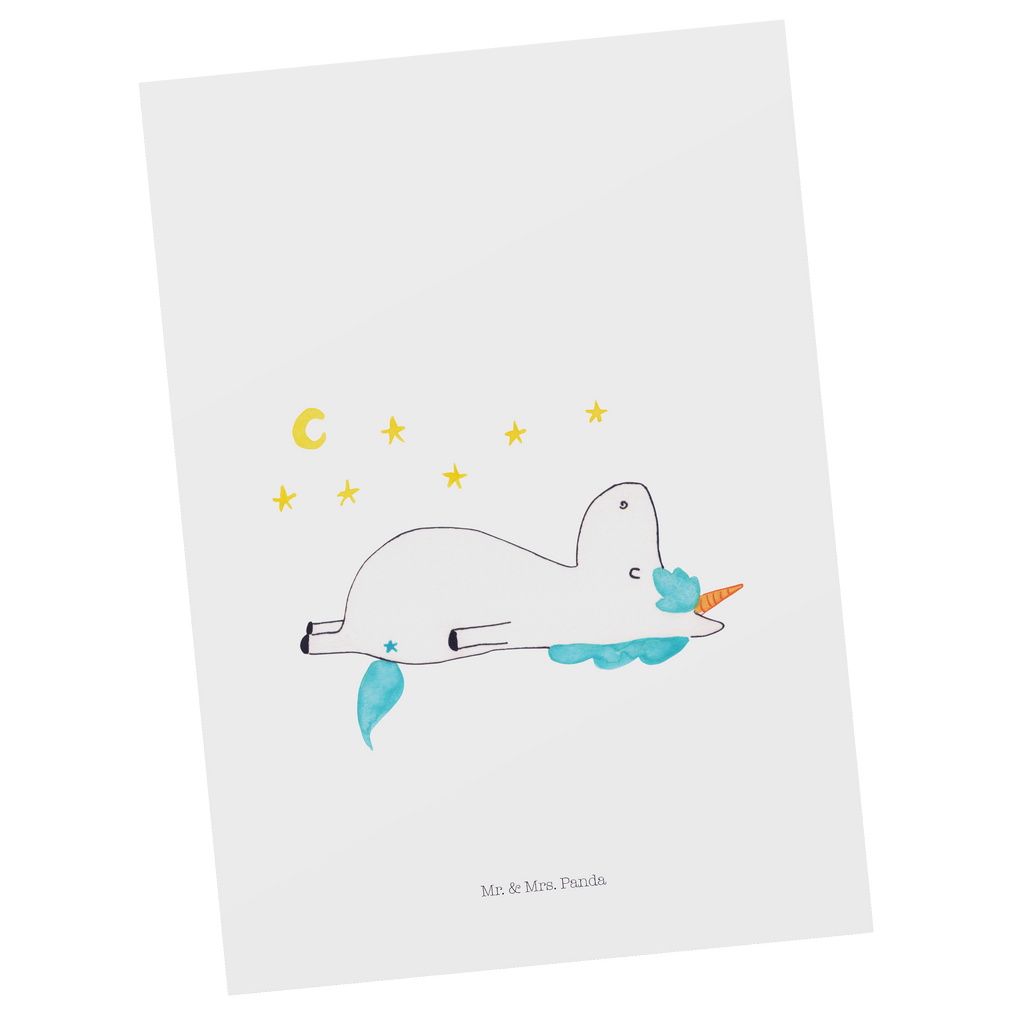 Postkarte Einhorn Sternenhimmel Geschenkkarte, Grußkarte, Karte, Einladung, Ansichtskarte, Geburtstagskarte, Einladungskarte, Einhorn, Einhörner, Einhorn Deko, Pegasus, Unicorn, Sterne, Dachschaden, Verrückt, Sternenhimmel