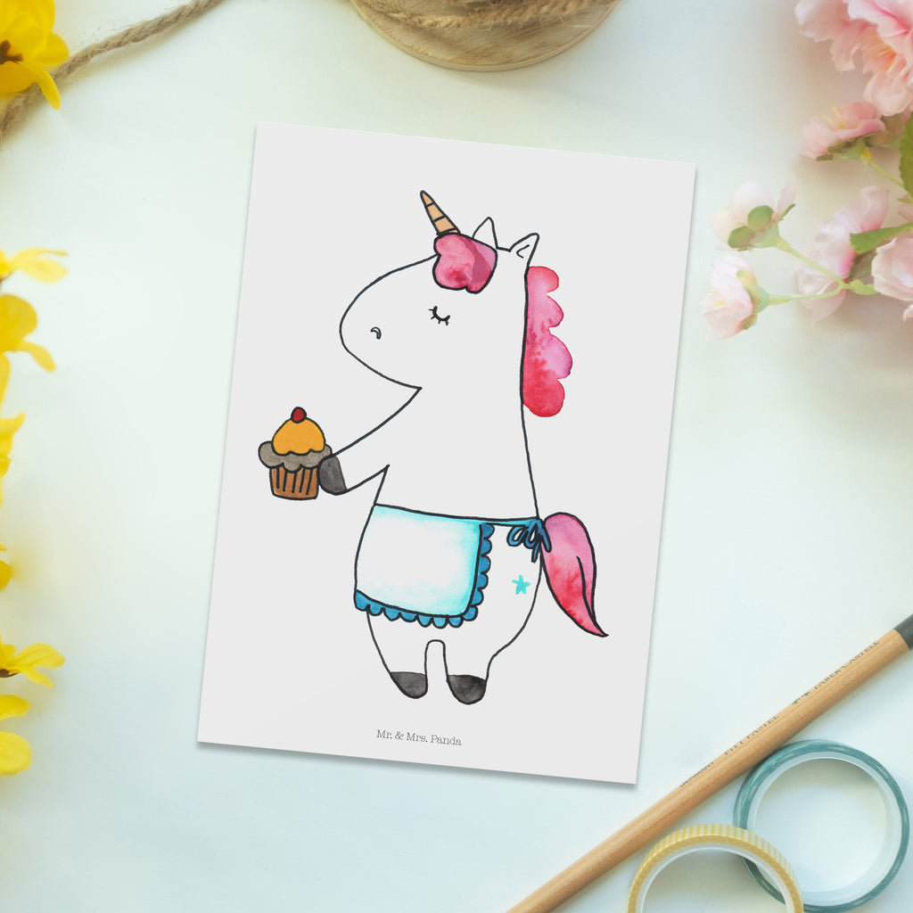 Postkarte Einhorn Muffin Geschenkkarte, Grußkarte, Karte, Einladung, Ansichtskarte, Geburtstagskarte, Einladungskarte, Einhorn, Einhörner, Einhorn Deko, Pegasus, Unicorn, Geburtstag, Backen, Muffin, Kekse, Geburtstagsgrüße, Glückwünsche, Liebesgrüße, Grüße