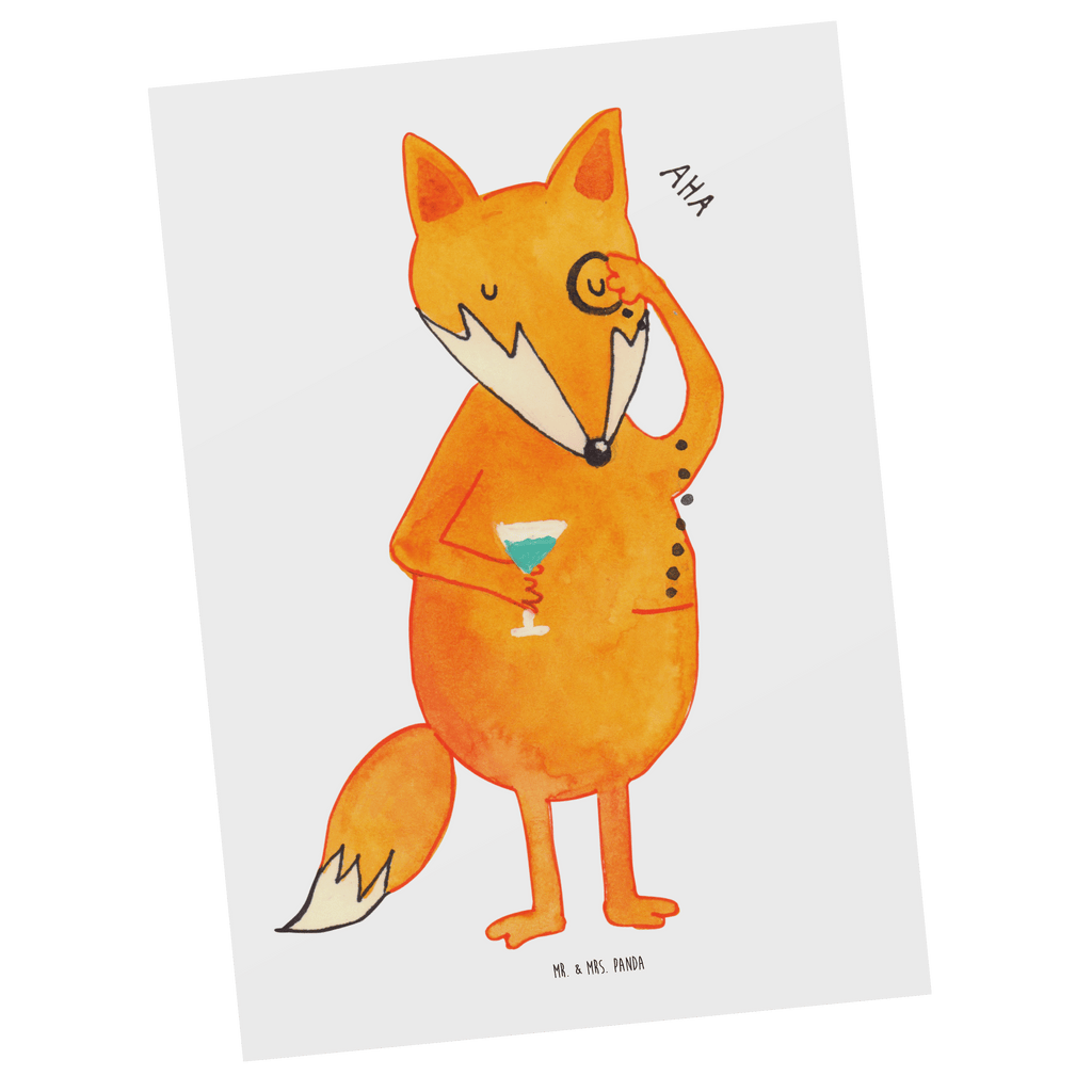 Postkarte Fuchs Lord Geschenkkarte, Grußkarte, Karte, Einladung, Ansichtskarte, Geburtstagskarte, Einladungskarte, Dankeskarte, Fuchs, Füchse, tröstende Worte, Spruch lustig, Liebeskummer Geschenk, Motivation Spruch, Problemlösung