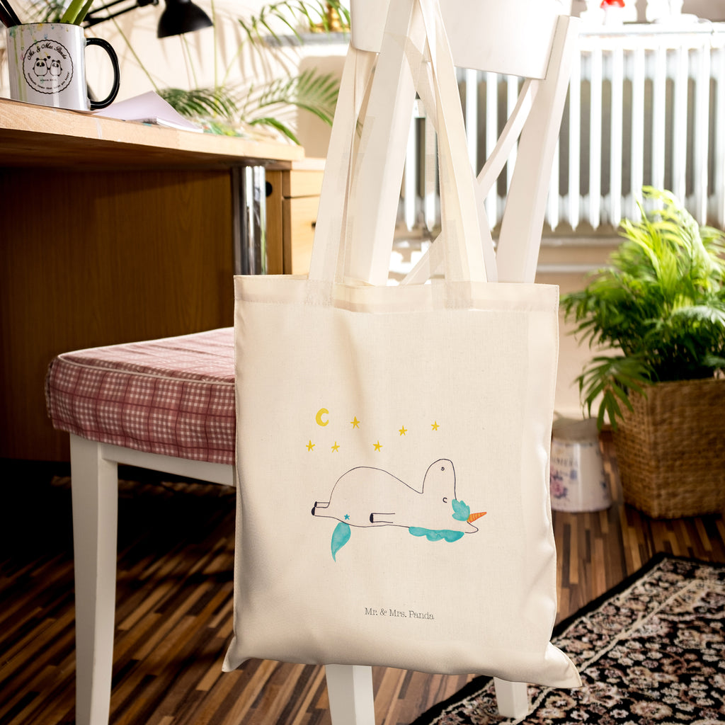 Tragetasche Einhorn Sternenhimmel Beuteltasche, Beutel, Einkaufstasche, Jutebeutel, Stoffbeutel, Einhorn, Einhörner, Einhorn Deko, Pegasus, Unicorn, Sterne, Dachschaden, Verrückt, Sternenhimmel
