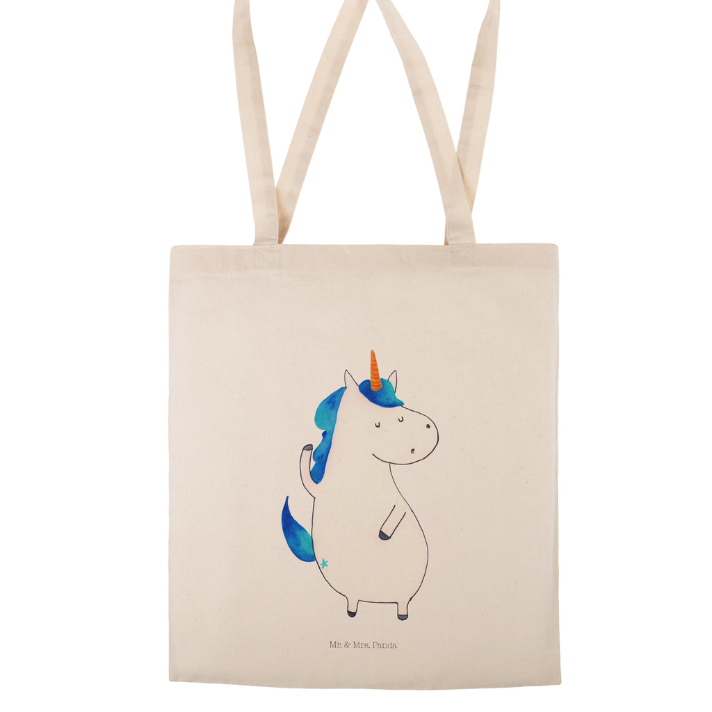 Tragetasche Einhorn Mann Beuteltasche, Beutel, Einkaufstasche, Jutebeutel, Stoffbeutel, Einhorn, Einhörner, Einhorn Deko, Pegasus, Unicorn, cool, Mann, Freundin, Familie, bester Freund, BFF, Party, hübsch, beste