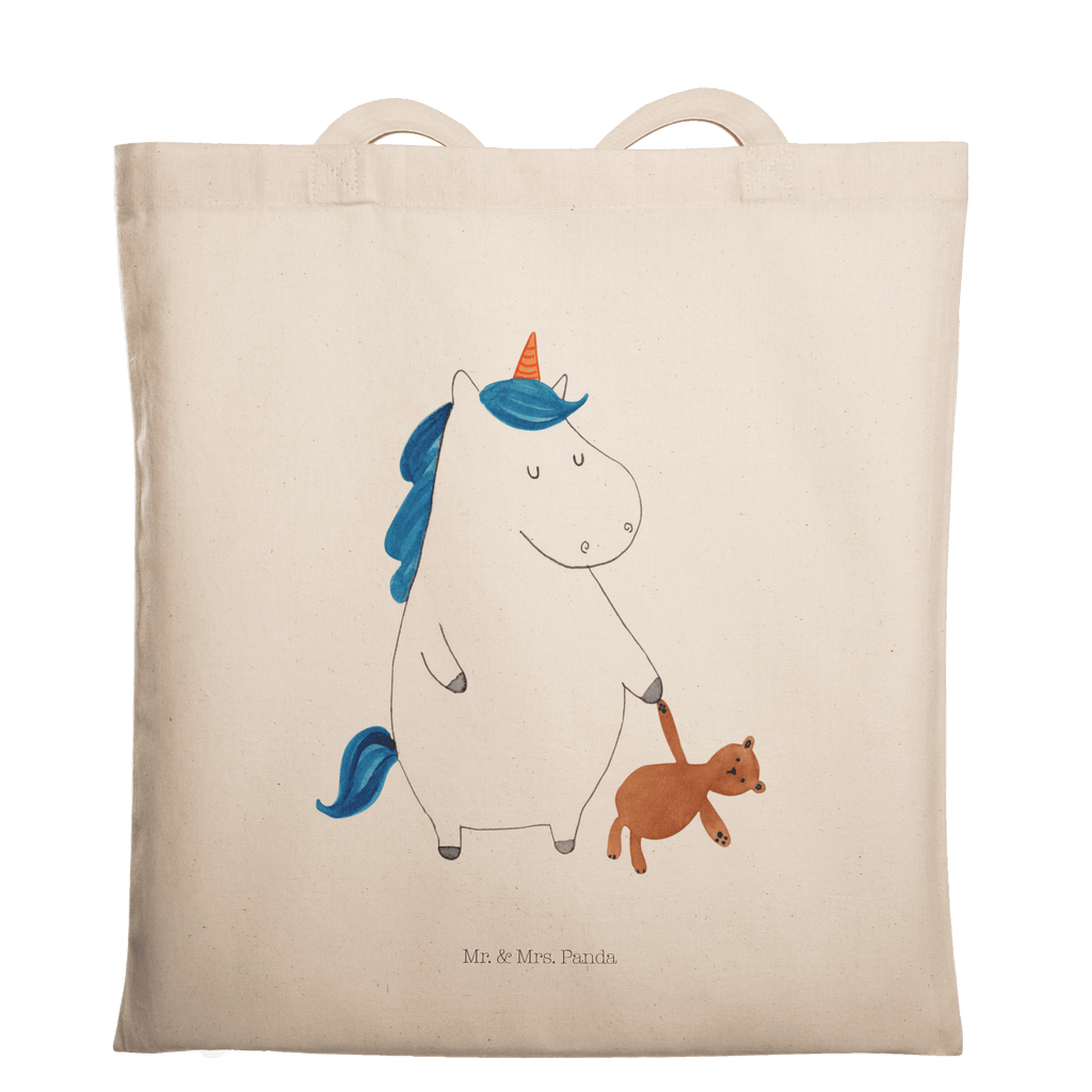 Tragetasche Einhorn Teddy Beuteltasche, Beutel, Einkaufstasche, Jutebeutel, Stoffbeutel, Einhorn, Einhörner, Einhorn Deko, Pegasus, Unicorn, schlafen, gute Nacht, Single, Bett, Träumen, Freundin, Singleleben