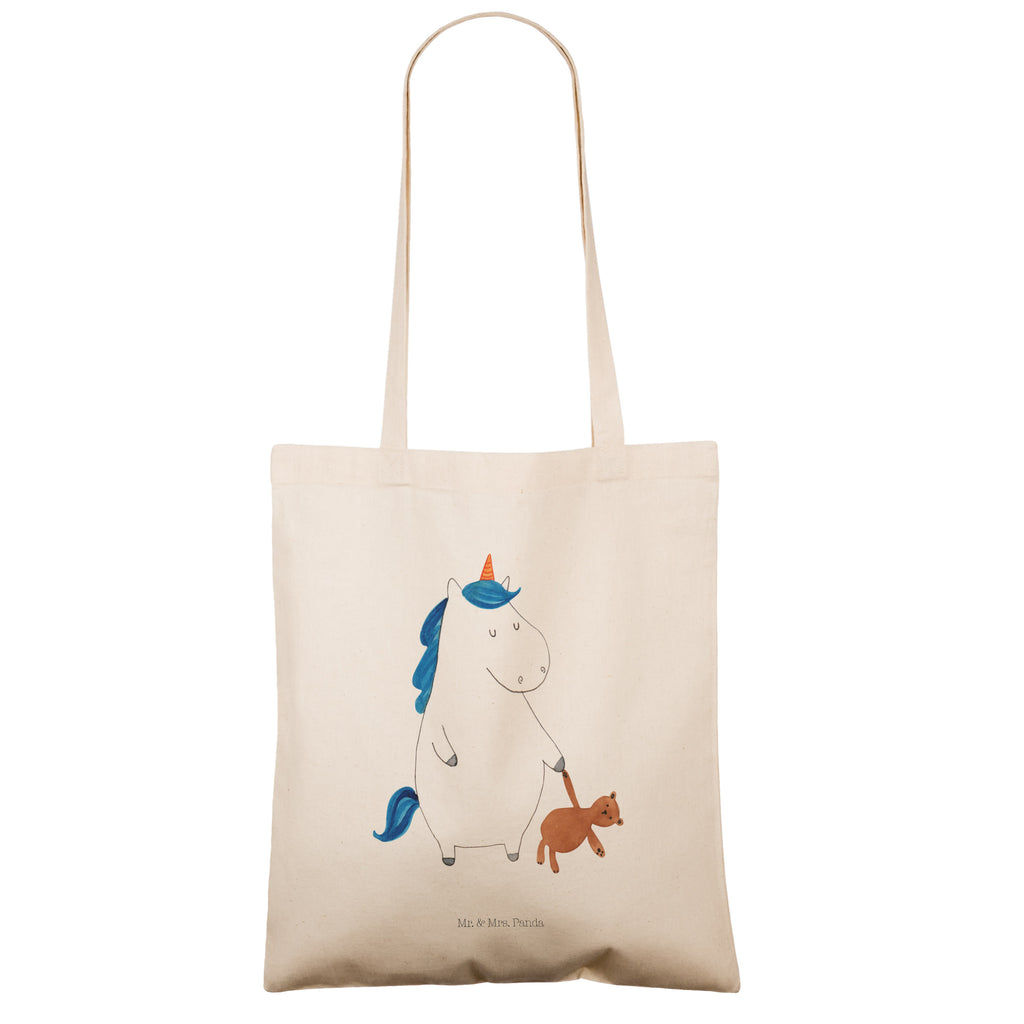 Tragetasche Einhorn Teddy Beuteltasche, Beutel, Einkaufstasche, Jutebeutel, Stoffbeutel, Einhorn, Einhörner, Einhorn Deko, Pegasus, Unicorn, schlafen, gute Nacht, Single, Bett, Träumen, Freundin, Singleleben