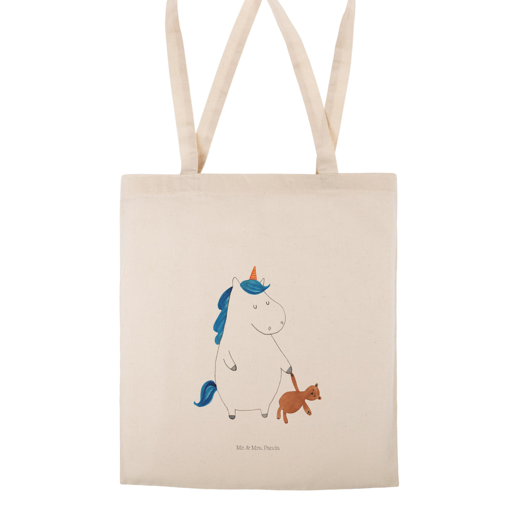 Tragetasche Einhorn Teddy Beuteltasche, Beutel, Einkaufstasche, Jutebeutel, Stoffbeutel, Einhorn, Einhörner, Einhorn Deko, Pegasus, Unicorn, schlafen, gute Nacht, Single, Bett, Träumen, Freundin, Singleleben