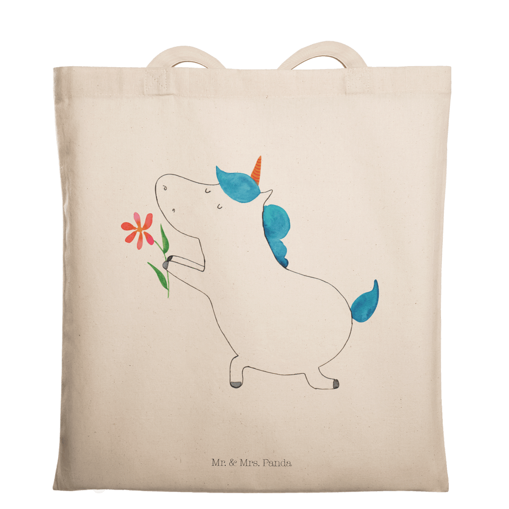 Tragetasche Einhorn Blume Beuteltasche, Beutel, Einkaufstasche, Jutebeutel, Stoffbeutel, Einhorn, Einhörner, Einhorn Deko, Pegasus, Unicorn, Liebe, Liebesbeweis, Antrag, Heiratsantrag, Verlobung, Ehepaar, Pärchen, Partner, Freund, Freundin, Ehe, heiraten