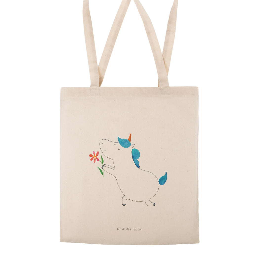 Tragetasche Einhorn Blume Beuteltasche, Beutel, Einkaufstasche, Jutebeutel, Stoffbeutel, Einhorn, Einhörner, Einhorn Deko, Pegasus, Unicorn, Liebe, Liebesbeweis, Antrag, Heiratsantrag, Verlobung, Ehepaar, Pärchen, Partner, Freund, Freundin, Ehe, heiraten