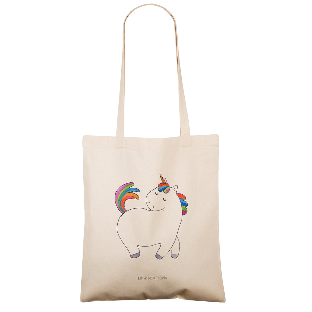 Tragetasche Einhorn stolzierend Beuteltasche, Beutel, Einkaufstasche, Jutebeutel, Stoffbeutel, Einhorn, Einhörner, Einhorn Deko, Pegasus, Unicorn, stolz, anders, bunt, Pferd, Reiter, Reiten, Freundin, Geschenk