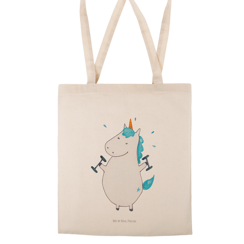 Tragetasche Einhorn Fitness Beuteltasche, Beutel, Einkaufstasche, Jutebeutel, Stoffbeutel, Einhorn, Einhörner, Einhorn Deko, Pegasus, Unicorn, Gym, Fitness, Fitnessstudio, Diät, Abnehmen, Sport, Pumpen, Geräte, Sixpack