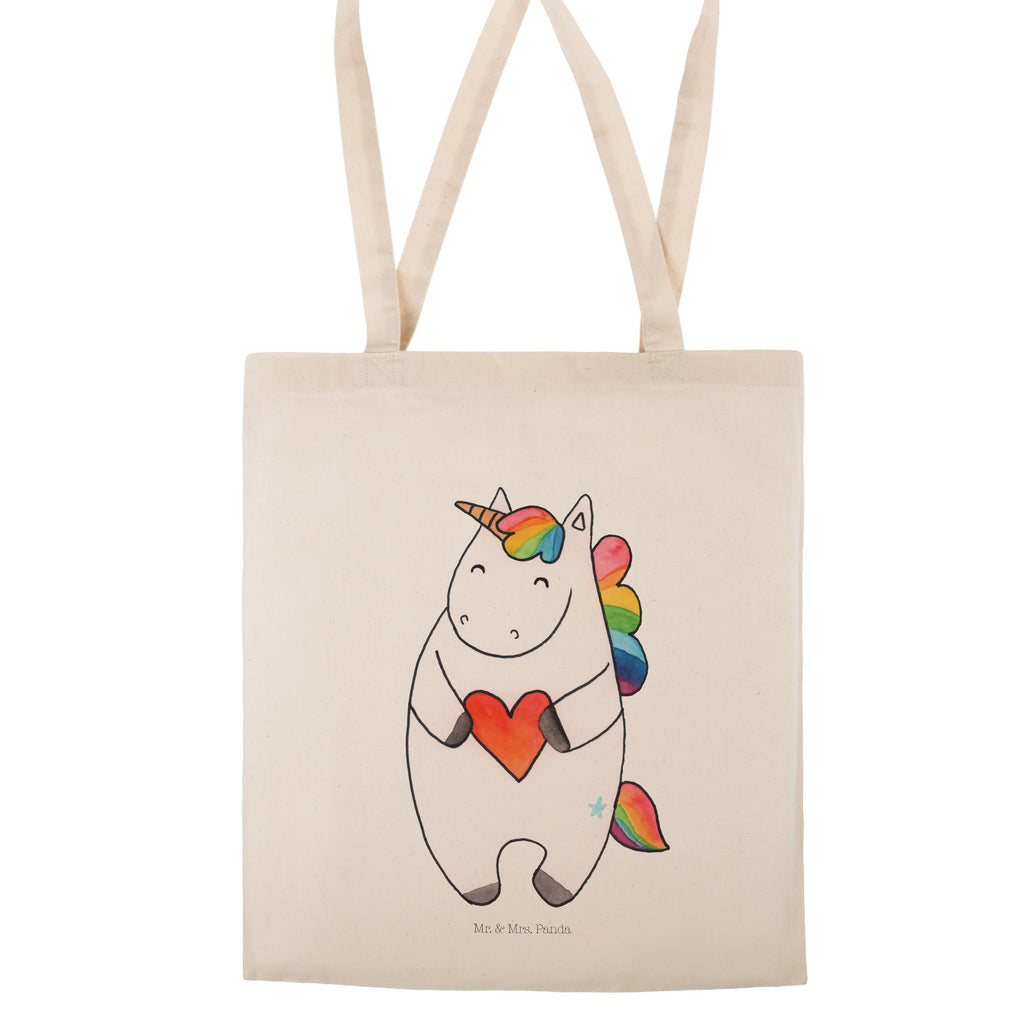 Tragetasche Einhorn Herz Beuteltasche, Beutel, Einkaufstasche, Jutebeutel, Stoffbeutel, Einhorn, Einhörner, Einhorn Deko, Pegasus, Unicorn, Herz, schlimm, böse, witzig, lustig, Freundin, anders, bunt