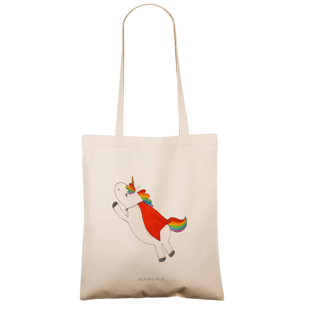 Tragetasche Einhorn Super Beuteltasche, Beutel, Einkaufstasche, Jutebeutel, Stoffbeutel, Einhorn, Einhörner, Einhorn Deko, Pegasus, Unicorn, Traummann, Superheld, Held, Freundin, Geschenk, Girl, Mädchen