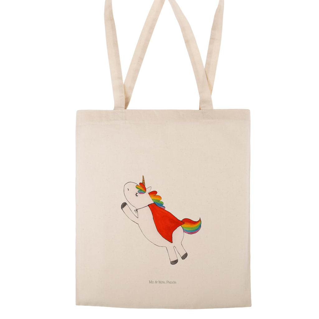 Tragetasche Einhorn Super Beuteltasche, Beutel, Einkaufstasche, Jutebeutel, Stoffbeutel, Einhorn, Einhörner, Einhorn Deko, Pegasus, Unicorn, Traummann, Superheld, Held, Freundin, Geschenk, Girl, Mädchen