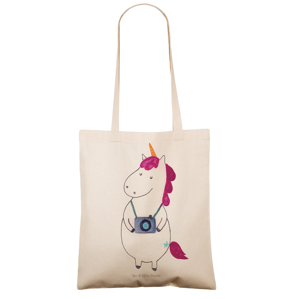 Tragetasche Einhorn Fotograf Beuteltasche, Beutel, Einkaufstasche, Jutebeutel, Stoffbeutel, Einhorn, Einhörner, Einhorn Deko, Pegasus, Unicorn, Fotograf, Fotografie, Kamera, Reisen, Weltreise, Weltenbummler, Urlaub, Tourist, Kurztrip, Reise, Städtereise