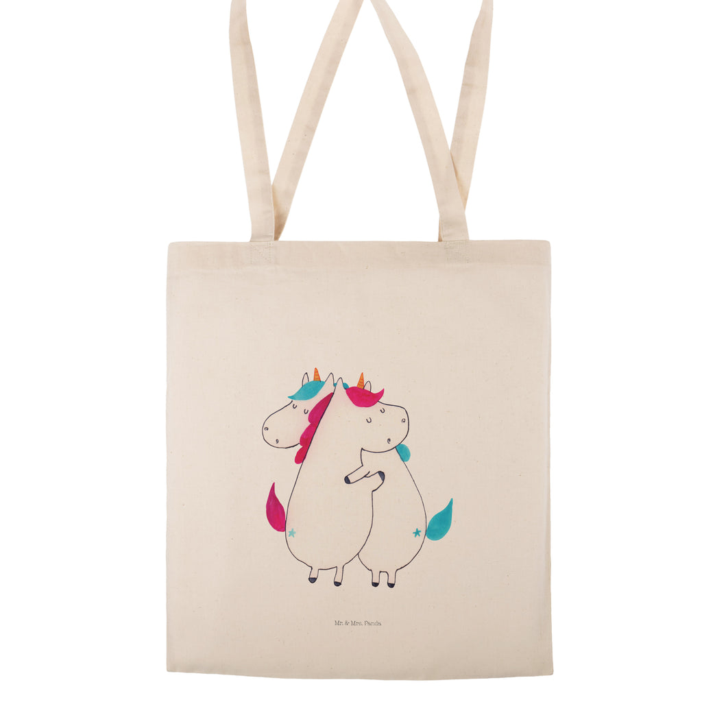Tragetasche Einhörner Umarmen Beuteltasche, Beutel, Einkaufstasche, Jutebeutel, Stoffbeutel, Einhorn, Einhörner, Einhorn Deko, Pegasus, Unicorn, Freundinnen, Freundin, BFF, Schwester, Schwestern, Familie, Geschwister, Sister, Liebe