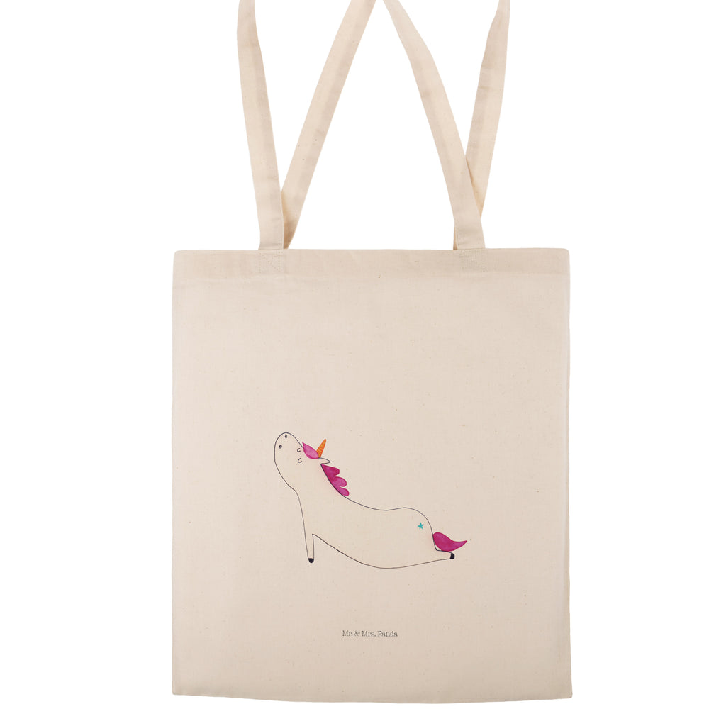 Tragetasche Einhorn Yoga Beuteltasche, Beutel, Einkaufstasche, Jutebeutel, Stoffbeutel, Einhorn, Einhörner, Einhorn Deko, Pegasus, Unicorn, Yoga, Namaste, Achtsamkeit, Entspannung, Joga, Yogamatte, Sport, lustig, witzig, süß