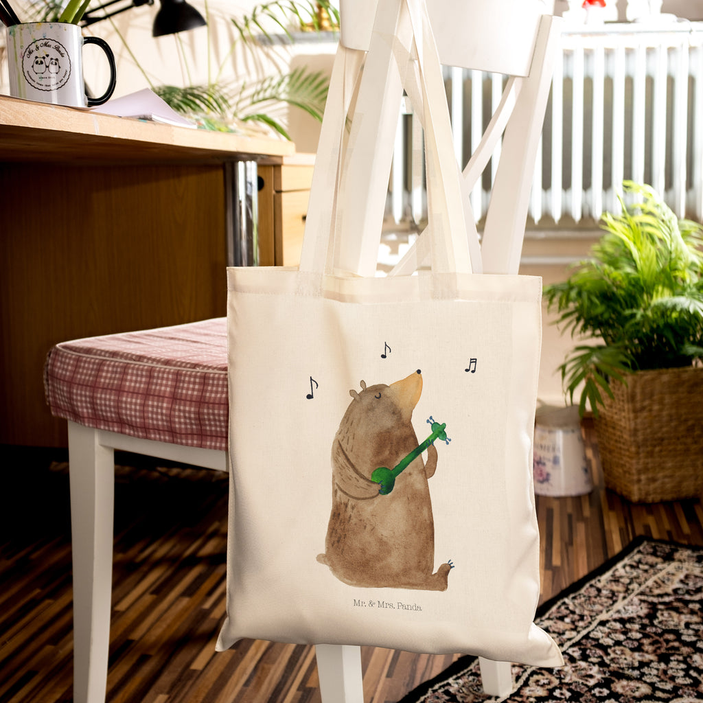 Tragetasche Bär Lied Beuteltasche, Beutel, Einkaufstasche, Jutebeutel, Stoffbeutel, Bär, Teddy, Teddybär, Bärchen, Bear, Liebeslied, Lied, Song, Valentinstag, Valentine, Geschenk, Partner, Liebe, Freundin, Frau, Herz, Spruch