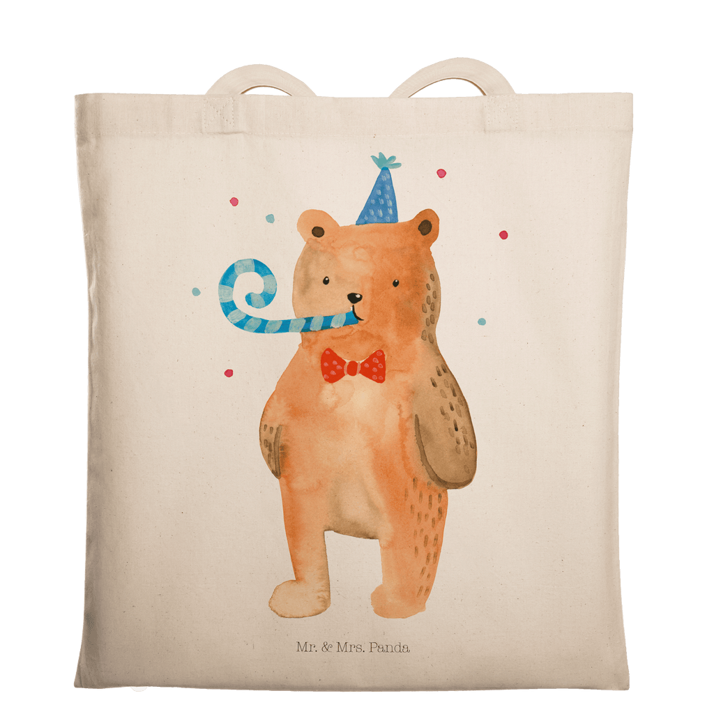 Tragetasche Birthday Bär Beuteltasche, Beutel, Einkaufstasche, Jutebeutel, Stoffbeutel, Bär, Teddy, Teddybär, Happy Birthday, Alles Gute, Glückwunsch, Geburtstag