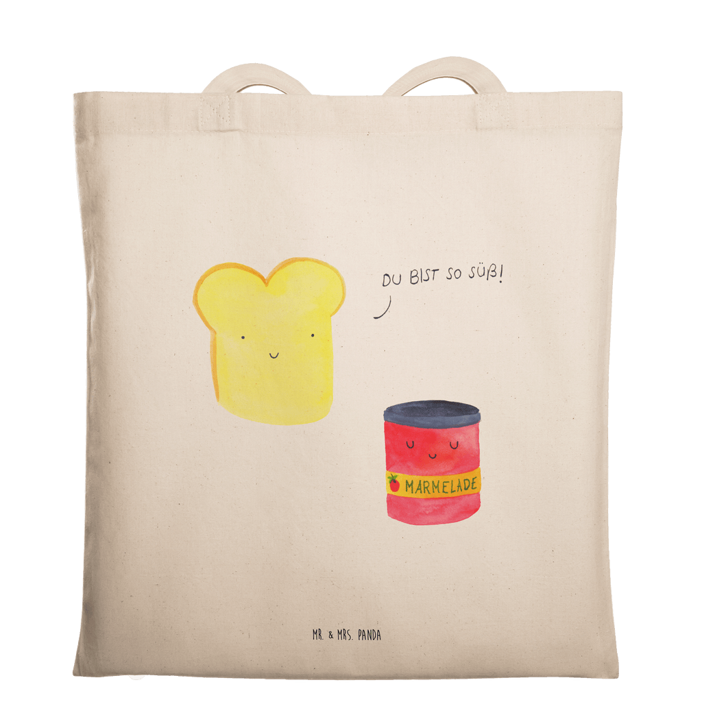 Tragetasche Toast & Marmelade Beuteltasche, Beutel, Einkaufstasche, Jutebeutel, Stoffbeutel, Tiermotive, Gute Laune, lustige Sprüche, Tiere, Toast, Marmelade, Dreamteam, süße Postkarte, süß, Küche Deko, Küche Spruch, Frühstück Einladung, Brot, Toastbrot