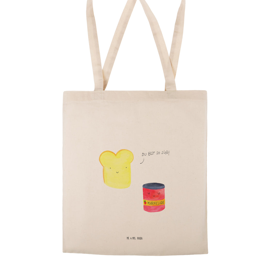Tragetasche Toast & Marmelade Beuteltasche, Beutel, Einkaufstasche, Jutebeutel, Stoffbeutel, Tiermotive, Gute Laune, lustige Sprüche, Tiere, Toast, Marmelade, Dreamteam, süße Postkarte, süß, Küche Deko, Küche Spruch, Frühstück Einladung, Brot, Toastbrot