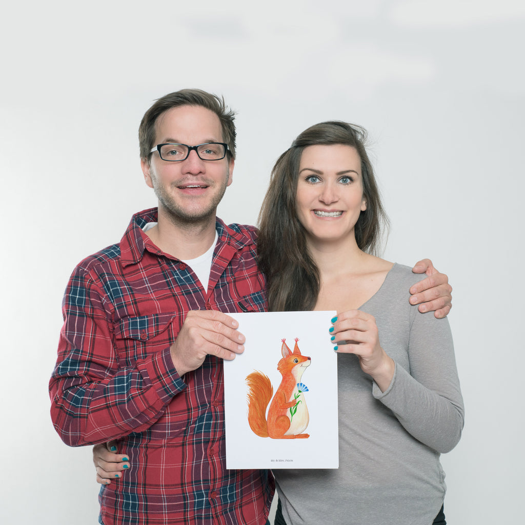 Poster Eichhörnchen Blume Poster, Wandposter, Bild, Wanddeko, Küchenposter, Kinderposter, Wanddeko Bild, Raumdekoration, Wanddekoration, Handgemaltes Poster, Mr. & Mrs. Panda Poster, Designposter, Kunstdruck, Posterdruck, Tiermotive, Gute Laune, lustige Sprüche, Tiere, Eichhörnchen, Eichhorn, Spruch positiv, Lachen, Spaß, Motivation Sprüche, Motivation Bilder, glücklich Spruch, Spruch Deko