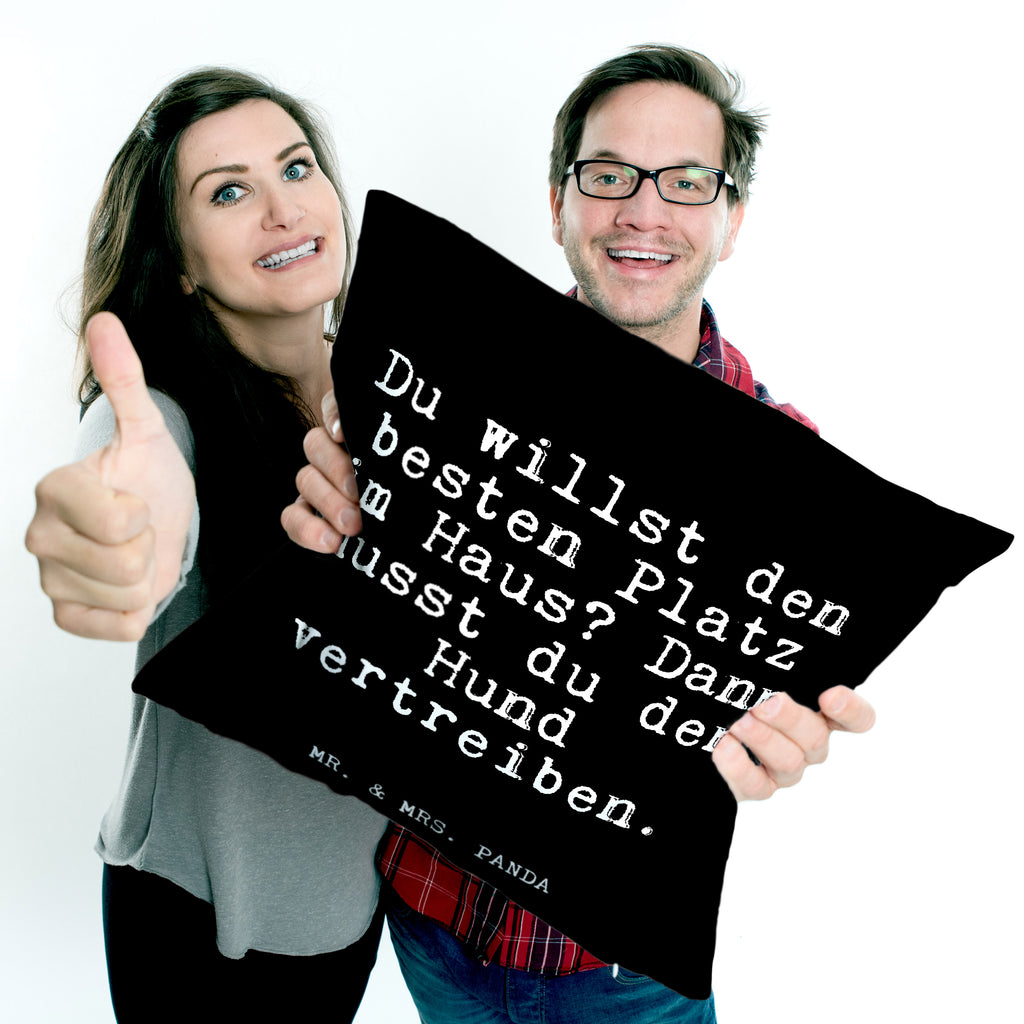 40x40 Kissen Fun Talk Du willst den besten Platz im Haus? Dann musst du den Hund vertreiben. Kissenhülle, Kopfkissen, Sofakissen, Dekokissen, Motivkissen, Spruch, Sprüche, lustig, Weisheiten, Zitate, Glizer Spruch Sprüche Weisheiten Zitate Lustig Weisheit Worte