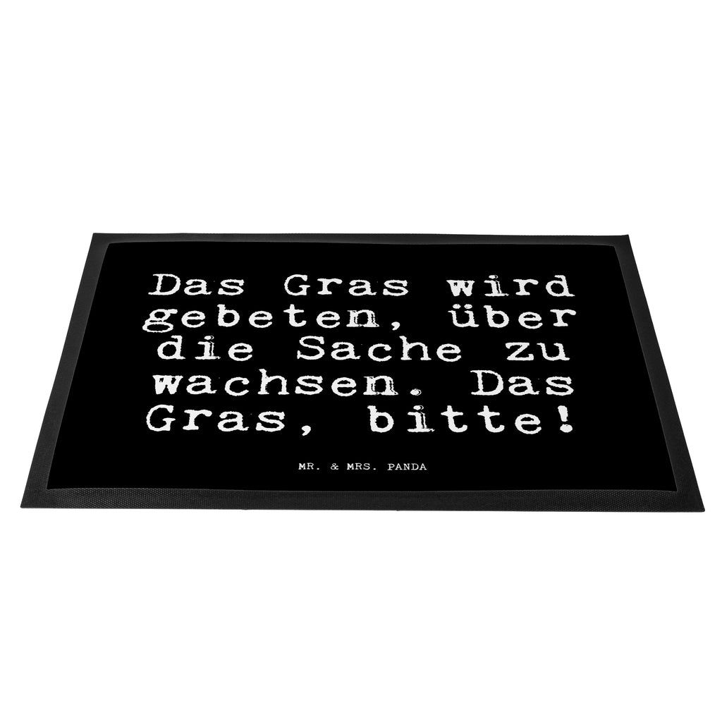 Fußmatte Fun Talk Das Gras wird gebeten, über die Sache zu wachsen. Das Gras, bitte! Türvorleger, Schmutzmatte, Fußabtreter, Matte, Schmutzfänger, Fußabstreifer, Schmutzfangmatte, Türmatte, Motivfußmatte, Haustürmatte, Vorleger, Spruch, Sprüche, lustig, Weisheiten, Zitate, Glizer Spruch Sprüche Weisheiten Zitate Lustig Weisheit Worte