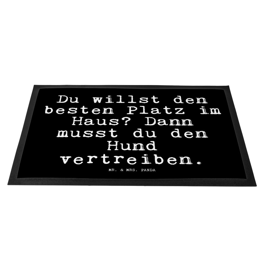 Fußmatte Fun Talk Du willst den besten Platz im Haus? Dann musst du den Hund vertreiben. Türvorleger, Schmutzmatte, Fußabtreter, Matte, Schmutzfänger, Fußabstreifer, Schmutzfangmatte, Türmatte, Motivfußmatte, Haustürmatte, Vorleger, Spruch, Sprüche, lustig, Weisheiten, Zitate, Glizer Spruch Sprüche Weisheiten Zitate Lustig Weisheit Worte
