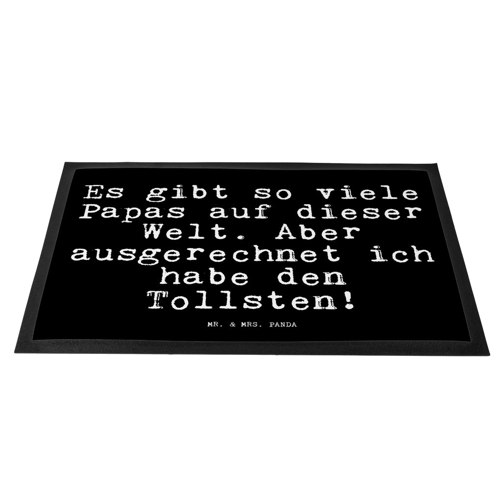 Fußmatte Fun Talk Es gibt so viele Papas auf dieser Welt. Aber ausgerechnet ich habe den Tollsten! Türvorleger, Schmutzmatte, Fußabtreter, Matte, Schmutzfänger, Fußabstreifer, Schmutzfangmatte, Türmatte, Motivfußmatte, Haustürmatte, Vorleger, Spruch, Sprüche, lustig, Weisheiten, Zitate, Glizer Spruch Sprüche Weisheiten Zitate Lustig Weisheit Worte