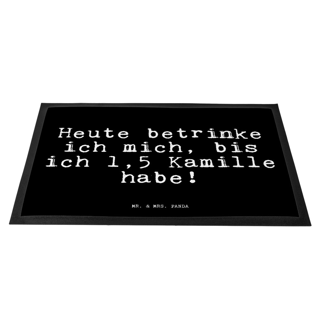 Fußmatte Fun Talk Heute betrinke ich mich, bis ich 1,5 Kamille habe! Türvorleger, Schmutzmatte, Fußabtreter, Matte, Schmutzfänger, Fußabstreifer, Schmutzfangmatte, Türmatte, Motivfußmatte, Haustürmatte, Vorleger, Spruch, Sprüche, lustig, Weisheiten, Zitate, Glizer Spruch Sprüche Weisheiten Zitate Lustig Weisheit Worte