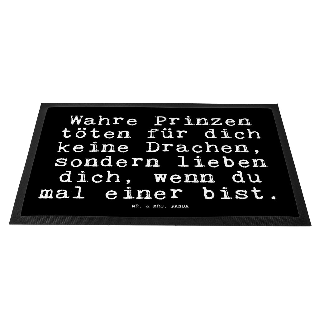 Fußmatte Fun Talk Wahre Prinzen töten für dich keine Drachen, sondern lieben dich, wenn du mal einer bist. Türvorleger, Schmutzmatte, Fußabtreter, Matte, Schmutzfänger, Fußabstreifer, Schmutzfangmatte, Türmatte, Motivfußmatte, Haustürmatte, Vorleger, Spruch, Sprüche, lustig, Weisheiten, Zitate, Glizer Spruch Sprüche Weisheiten Zitate Lustig Weisheit Worte